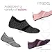 FITKICKS Original Women's Foldable Active Lifestyle Minimalist Footwear Barefoot Yoga Sporty Water Shoes, Heathered Black/Black, Small