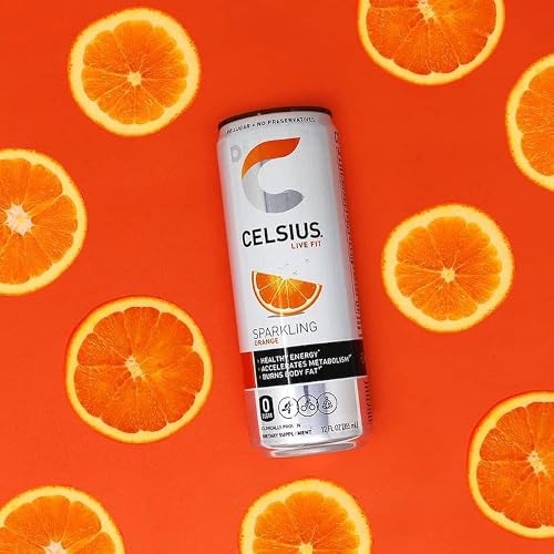 Celsius Sparkling Energy Drink - No Sugar Or Preservatives | 12 Fl Oz, Slim Cans - Assorted Variety Pack (12-Pack) In Veher Combo Box #TOP2