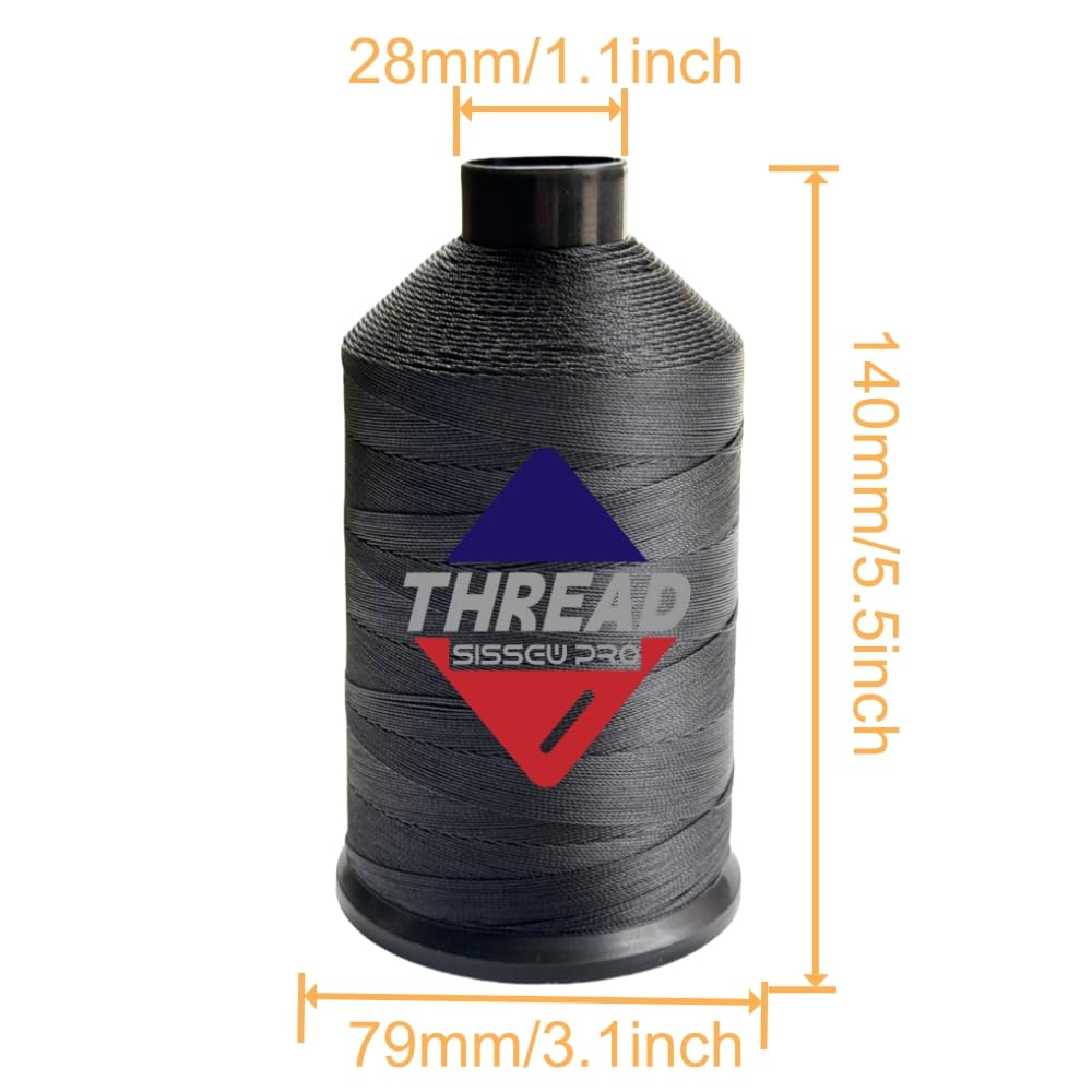 Amazon.com: Sissewpro 8oz Bonded Nylon Thread 138 Upholstery