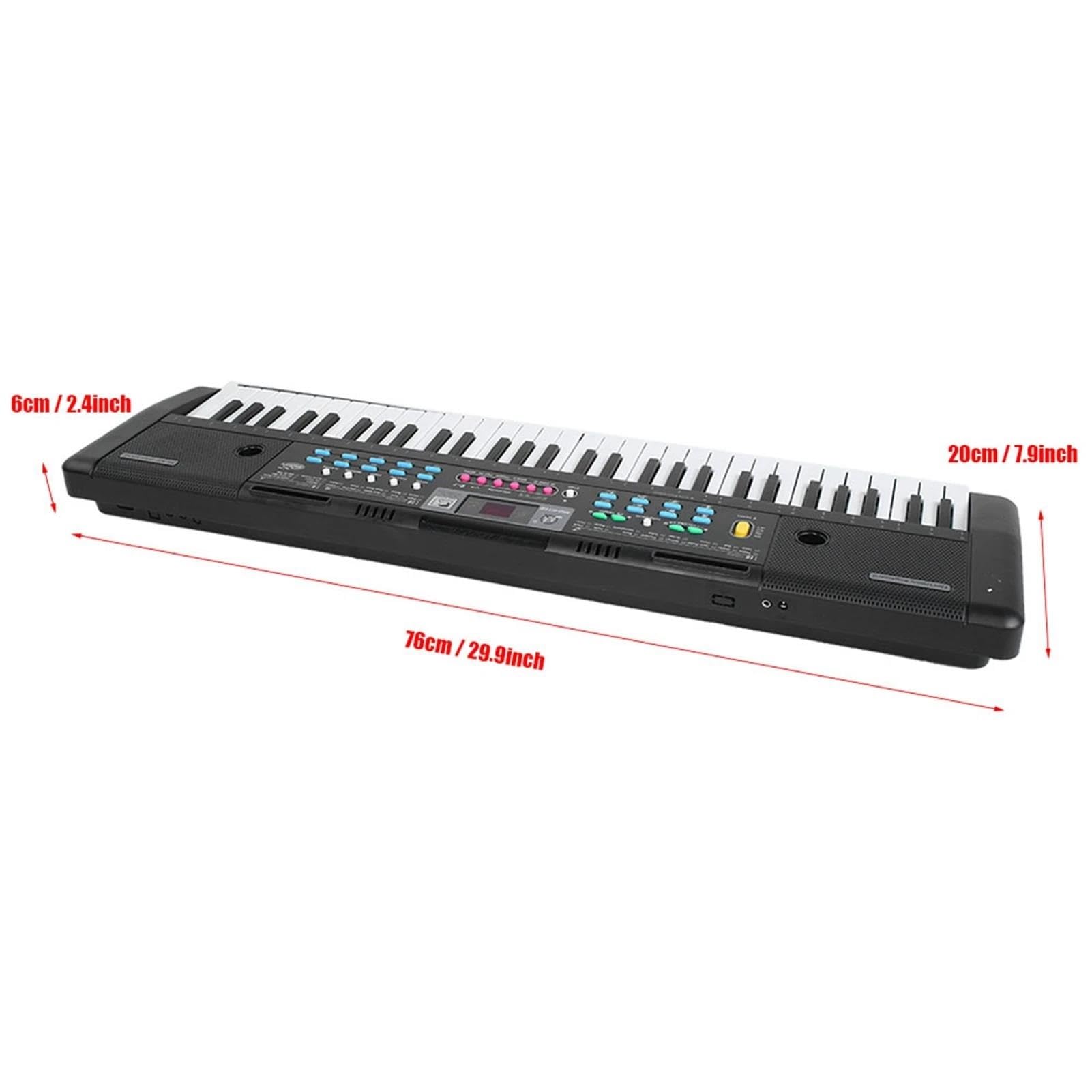 Elektroniczny Instrument Fortepianowy Wielofunkcyjna 61 Klawiszowa Elektroniczna Klawiatura Muzyczna Z Organami I Mikrofonem