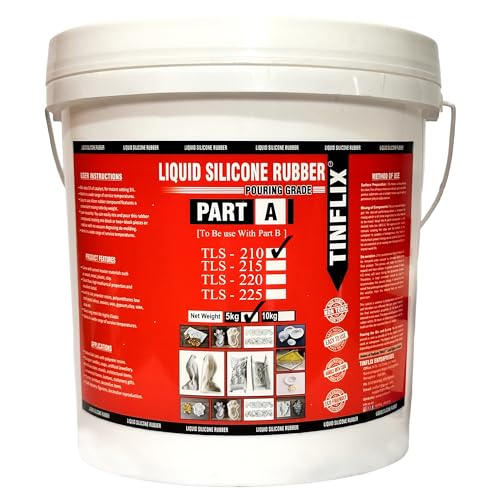 Image of TLS - 210 Liquid Silicone Rubber for Soap, Candle, Resin Art Mould Making (Qty- 5kg Silicone & 250ml Catalyst)