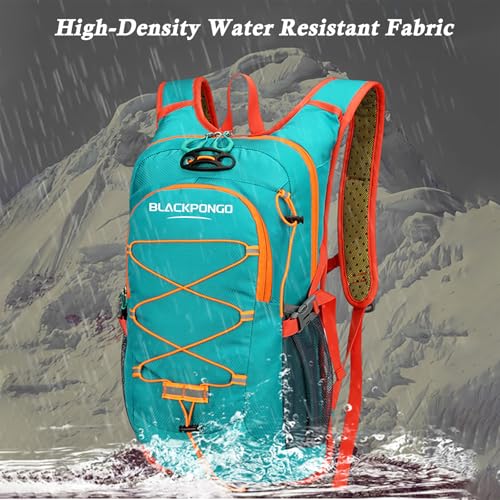 Mochila para ciclismo y senderismo 25L impermeable gris miniatura 3