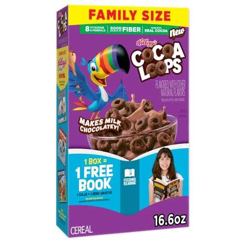Kellogg's Cocoa Loops Breakfast Cereal, Good...
