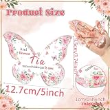 Spanish Aunt Birthday Gifts - Regalos para Tía Acrylic Butterfly Plaque Aunt Birthday Gifts from Niece Nephew Keepsake Paperweight Present in Spanish for Auntie Christmas Wedding Mother's Day Present