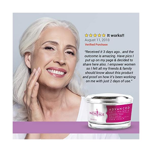 Advanced-Anti-Wrinkle-Cream-Anti-Aging-Retinol-Moisturizer-Best-Vitamin-C-Retinol-Facial-Moisturizer-Best-Anti-Wrinkle-Cream-Fades-Age-Spots-and-Sun-Damage-NewAge Advanced Anti-Wrinkle Cream Anti Aging Retinol Moisturizer. Best Vitamin C Retinol Facial Moisturizer, Best Anti Wrinkle Cream, Fades Age Spots and Sun Damage. - NewAge