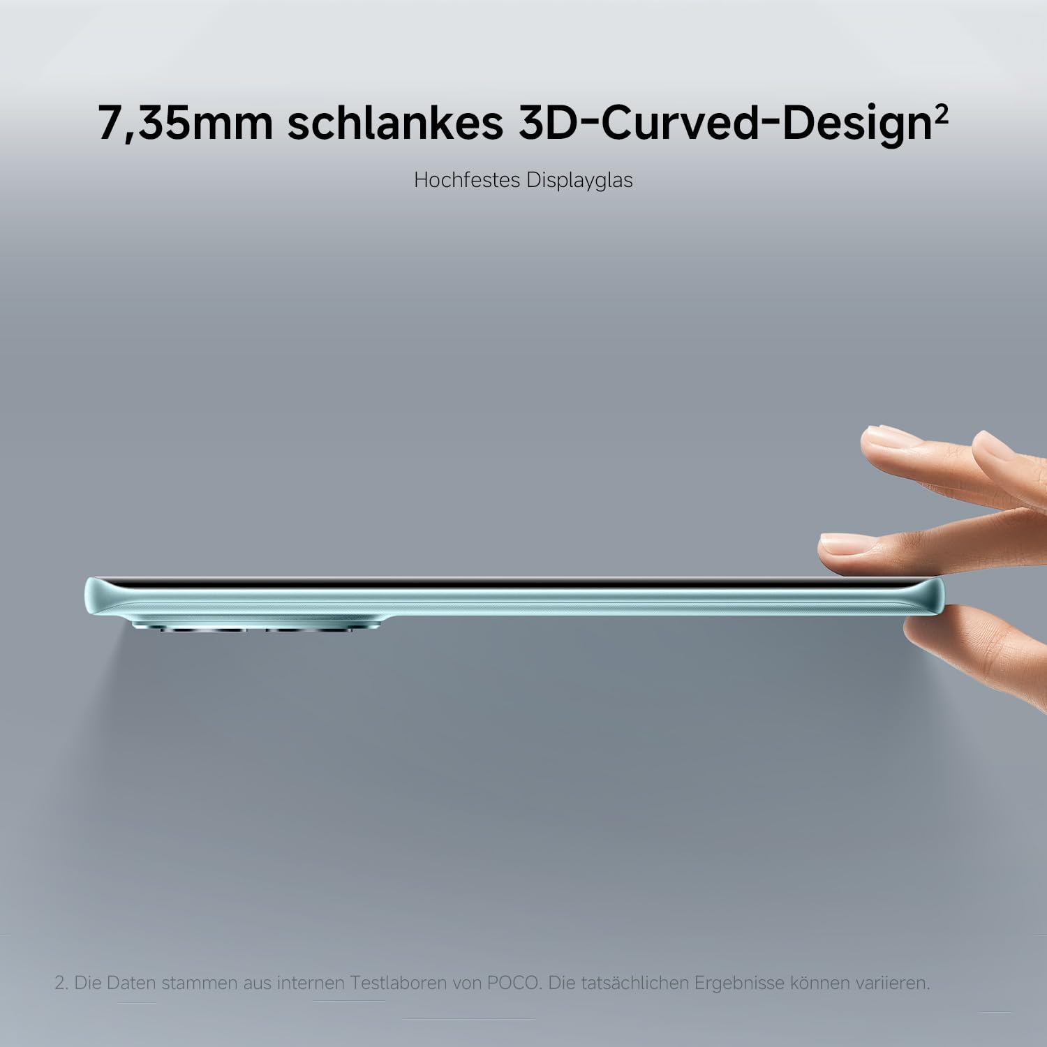 XIAOMI Poco M8 5G Smartphone, 8 GB RAM + 256 GB Speicher, Handy mit Android, 6,77" 120 Hz Flow AMOLED Display, 50 MP KI-Dual-Kamera, 7,35 mm schlankes 3D-Curved Design, Schwarz, 2 Jahre Garantie