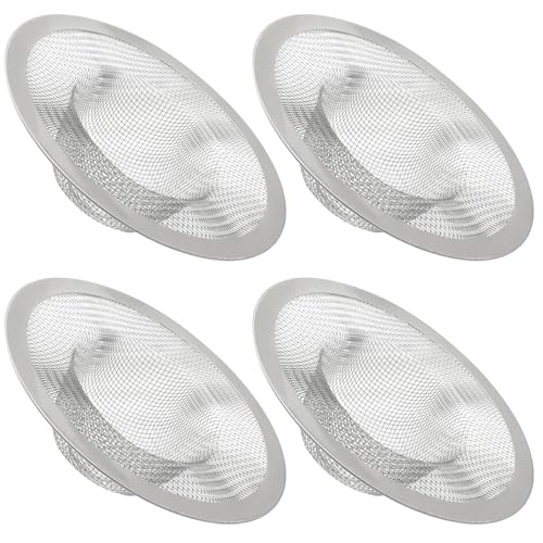 Colador para Fregadero de Acero Inoxidable 4.41 pulg 4 Pack