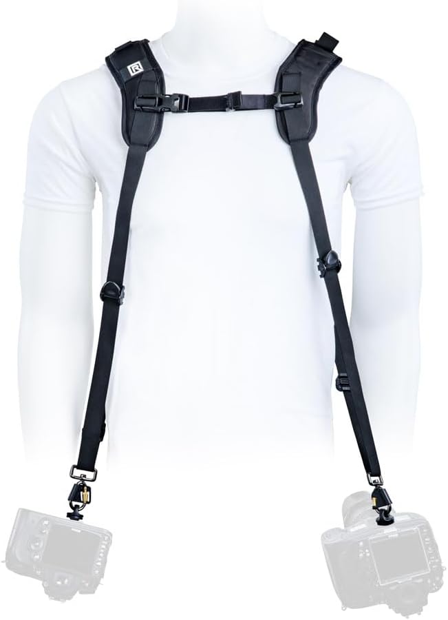 BLACKRAPID Double X extra Comfort Camera Strap, Design For One Or Two SLR, DSLR, Mirrorless Cameras - Image 2