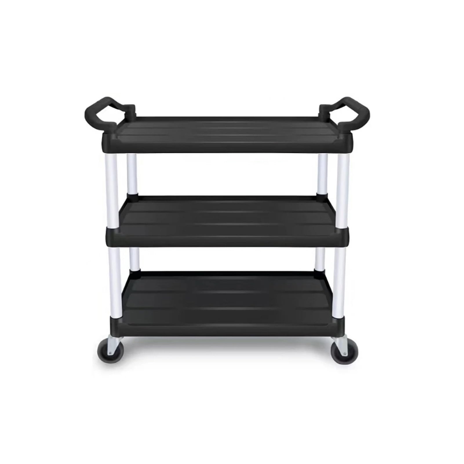 Restaurant Trolley,Food Delivery Cart,550 Lbs Capacity,Suitable For Restaurants, Kitchens,Warehouses, And Offices(Black)