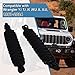 Door Limiting Straps Swing Door Check Limiter Compatible with Jeep Wrangler YJ TJ JK JKU JL JLU 1987-2024 Black