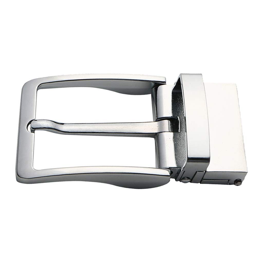 Enakshi® Men Reversible Alloy Belt Buckle Single Prong Rectangular Pin Buckle Silver|Clothing Shoes & Accessories | Mens Accessories | Belt Buckles-image-16