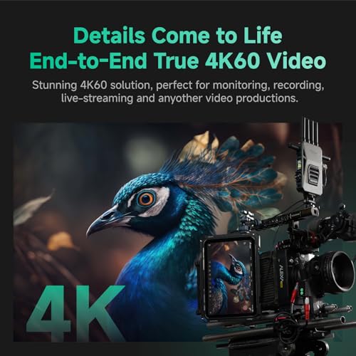 Image of Accsoon CineView Master 4K Wireless HDMI SDI Transmitter&Receiver, 4K60 /1080p60, 2.4+5+6GHzTri-Band 8202ft Transmission 25ms Latency, 1 iOS+ 4 Wireless Monitoring,Compatible with M7 Pro Camera Monitor
