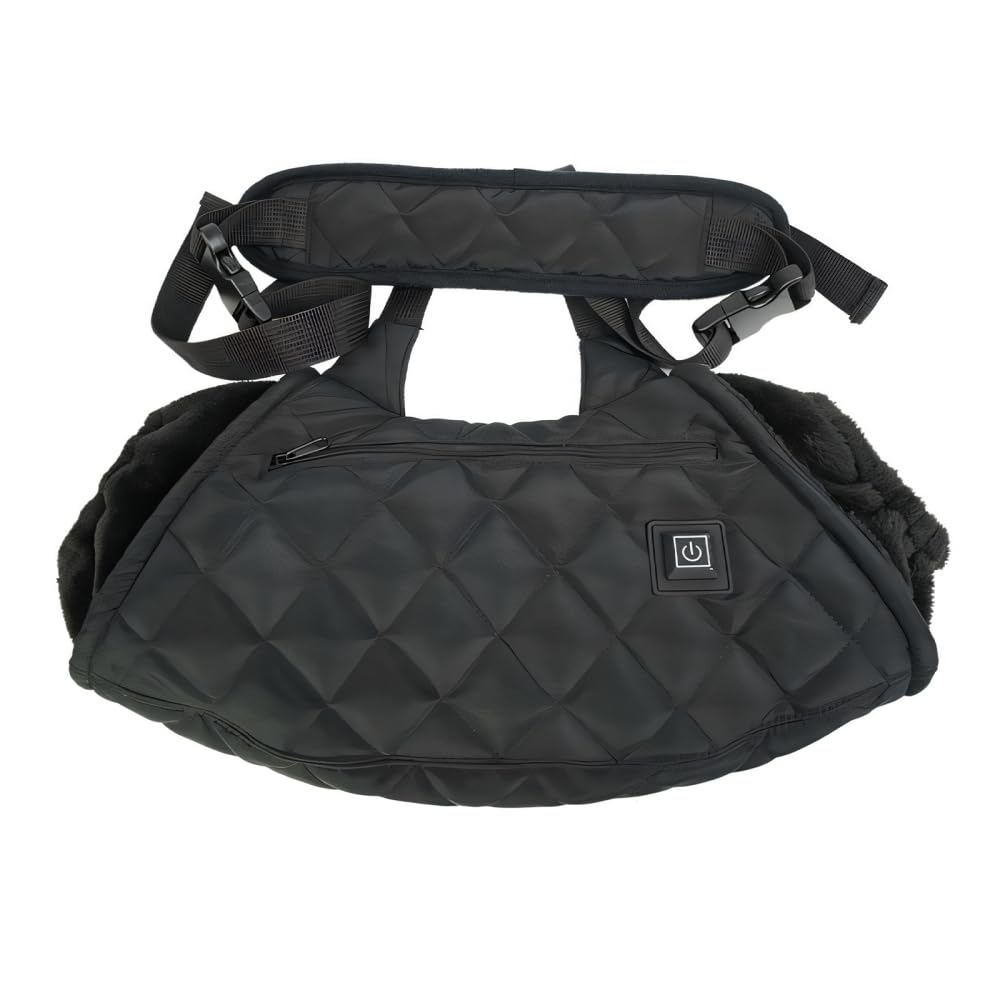 Scaldamani Elettrico Ricaricabile USB, Invernale Morbido Borsa Calda Elettrica con Custodia Rimovibile e Lavabile, Antivento Scaldino Elettrico Mani a 3 Livelli, per Campeggio All'aperto, Sci, Regalo