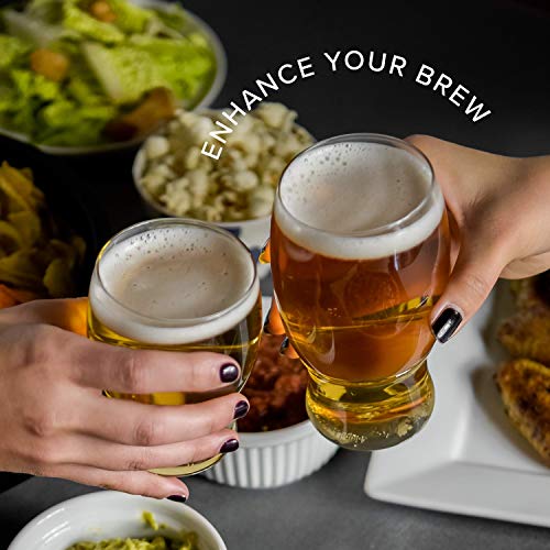 Tossware Pop 18Oz Pint Set Of 48, Premium Quality, Recyclable, Unbreakable & Crystal Clear Plastic Beer Glasses, 48 Count (Pack Of 1) #TOP5