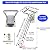 INTBUYING Ceiling Attic Ladder Folding Loft Ladder Stairs 31.5x35.4in Ceiling Attic Extension Stairs Carbon Steel/9.8ft Height/12 Pedals/Load 660LB Retractable Ceiling Pulldown Attic Ladder Black