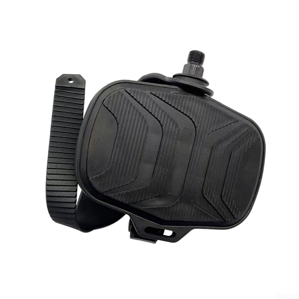 Pedale für Zuhause, 14 mm Gewinde, sichere Passform | Kunststoff-Metall-Mischung, leicht, 2,2 kg, Breite 165 mm für Oberfläche, Indoor-Radfahren
