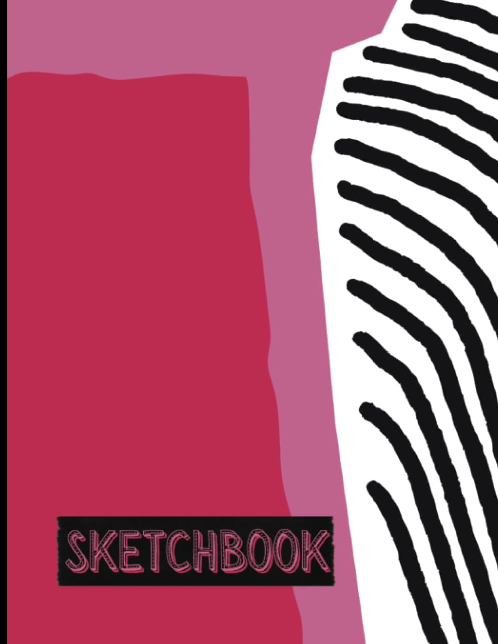 Sketch Book for Girls/Teens/Women: Cute, Unique Rose Red Abstract Background! Large Blank Sketchbook for Girls/Teens/Women, Notebook or Journal for: ... 110 Blank Pages, 8.5x11, Drawing Sketchbook