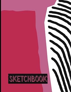 Sketch Book for Girls/Teens/Women: Cute, Unique Rose Red Abstract Background! Large Blank Sketchbook for Girls/Teens/Women, Notebook or Journal for: ... 110 Blank Pages, 8.5x11, Drawing Sketchbook