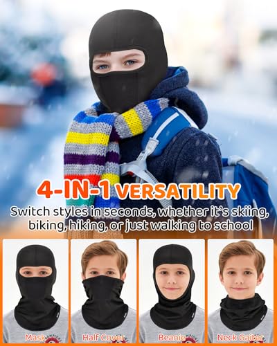 Image of GXCROR Balaclava Ski Mask for Men & Women, Winter Face Mask Cold Weather Windproof Thermal Motorcycle Snowboard Cycling
