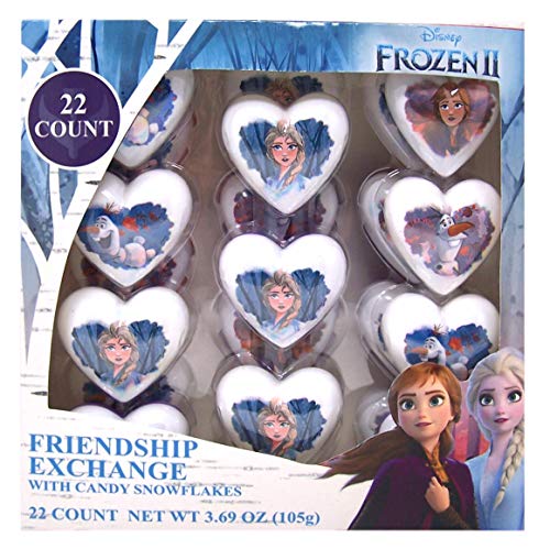Frozen 2 Heart Shaped Prefilled Plastic Easter Eggs for Kids, 22 Count