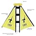 GIBBON SlackFrame - Slackline A Frame to Slackline Without Trees - Slack Line Accessory Adjustable Frame - 1, 1.6 and 2.3 Feet Height - A-Frame