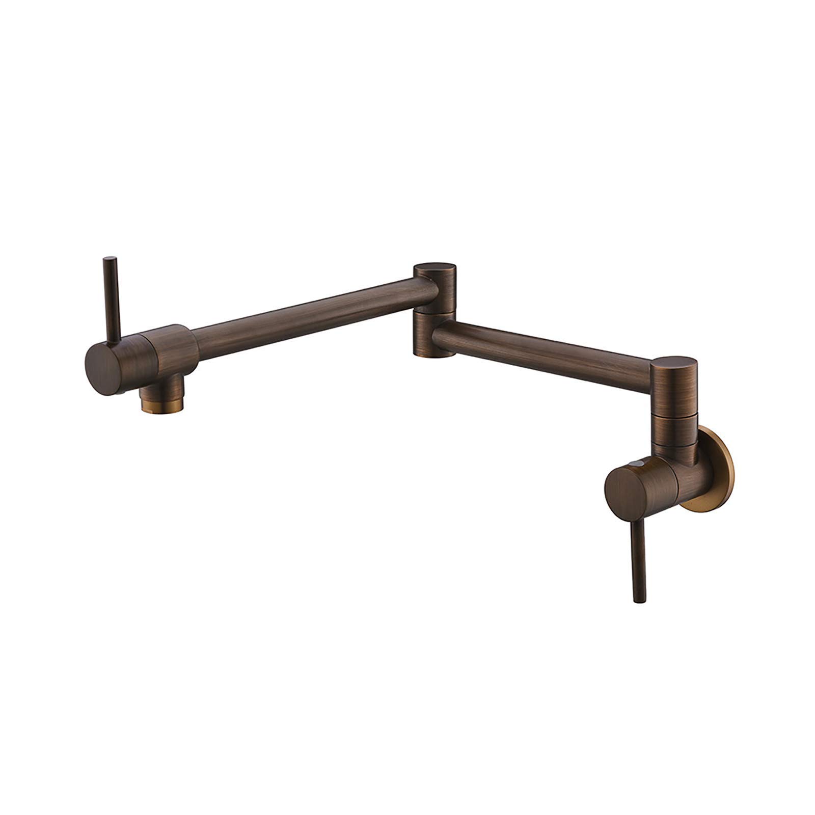 Rubinetto Pieghevole a Parete Rubinetto per lavello da Cucina Moderno Monoforo Rubinetto per lavabo Acqua Calda e Fredda Aeratore Rubinetti a Risparmio idrico Doppia Maniglia Otton
