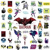 Superhero Stickers, 50PCS Heroes Water Bottles Stickers Decals for Laptop, Gift for Kids Teens Adults, Waterproof Anime Stickers for Luggage, Skateboard, Guitar, Tablet, Indoor/Outdoor