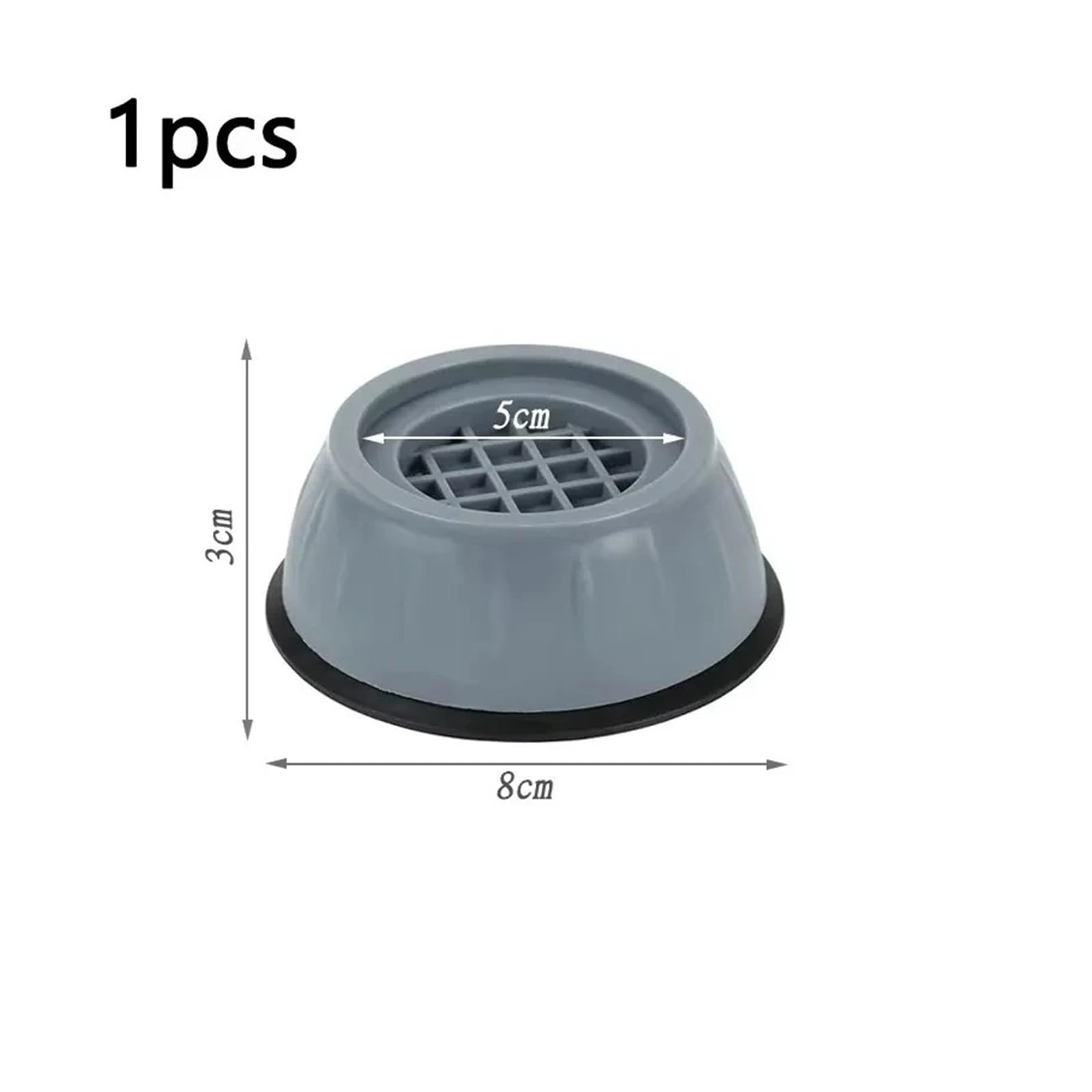 Piedini Antivibranti For Lavatrice, Tappetino In Gomma, Supporto Smorzatore(8PCS)
