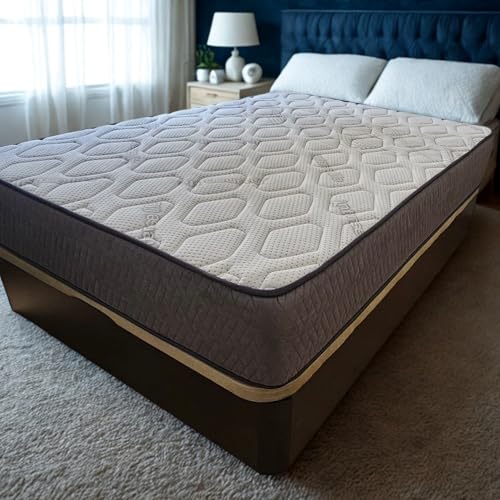 Muebles en Oferta - Colchon Viscoelastico 135 x 190 Elite Silver de 30 cm, Gama Alta, Ortopédico Profesional, Colchones 135x190 con Tecnología Fresh y Tratamiento Antiacaros