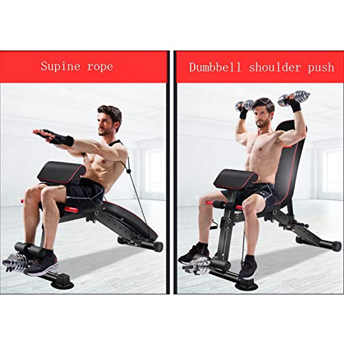 Weight Bench Adjustable Weight Bench-Utility Gym Bench for Full Body Workout, Multi-Purpose Foldable Incline Decline Benchs Dumbbell Bench