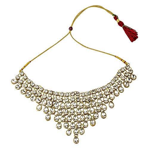 Stunning Kundan Studded Jewellery Set (CT-NCK-44149)