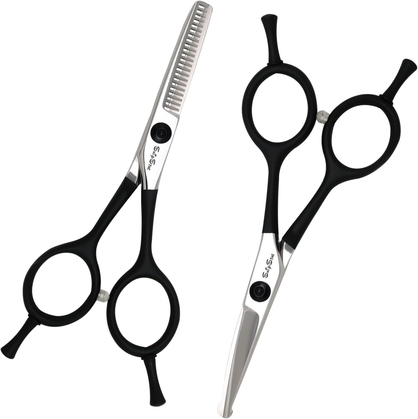 4.5inch 20° Curved & Thinning Shears for Dog Grooming, VG10 Stainless Steel Sharp Professional Cat Dog Grooming Scissors Set, Pet Trimming Shears for Dogs Cats Groomer or Home Use, Ergonomic Smooth