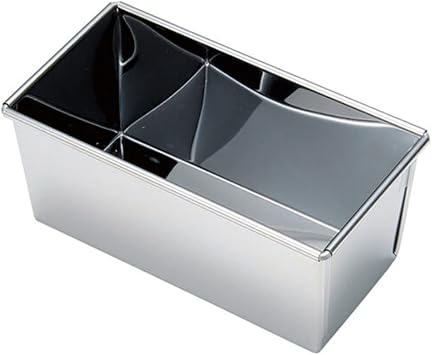 Tiger Crown Cake Pan, Silver, 3.7 x 9.2 x 3.3 inches 95 x 233 x 85 mm, ST Combination Pound Shape, 1.5 Loaf, Large, 18-0 Stainless Steel, 179