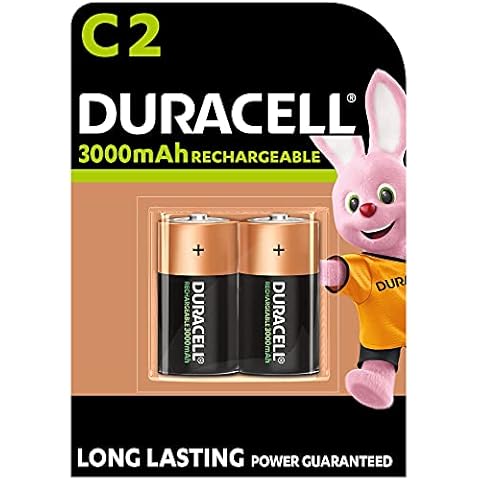 Pilas recargables Duracell Ultra C 3000 mAh, paquete de 2 Cover