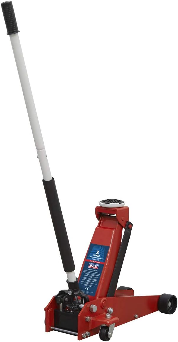 Sealey 3 Tonne Trolley Jack, Car Jack - 3000CXD