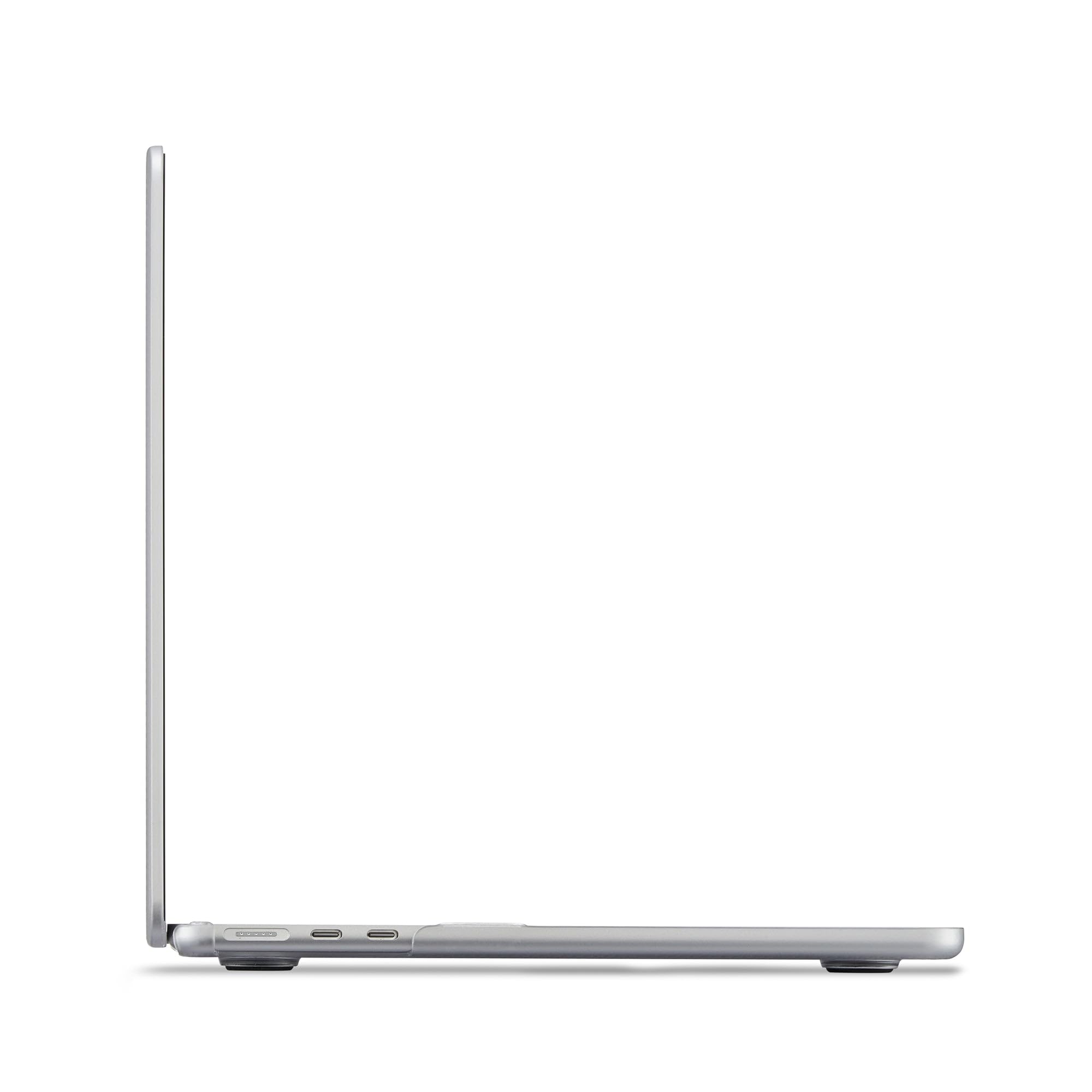 PIPETTO Custodia rigida a pois per MacBook Air 13.6 (M5, M4, M3, M2), custodia sottile per MacBook, copertura per laptop, guscio rigido protettivo, resistente ai graffi (trasparente), trasparente