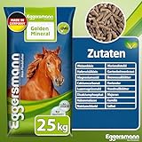 Eggersmann Mein Pferdefutter Golden Mineral 25 kg – Mineralfutter für Pferde & Ponys – Nährstoffreiches Pferdefutter zur optimalen Rundumversorgung – Zur Ergänzung des Grundfutters