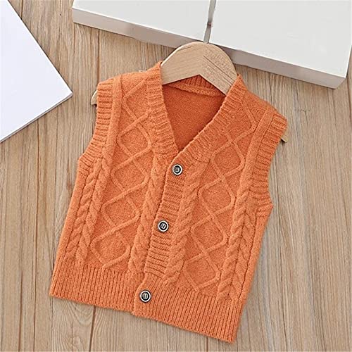 Autumn Boy Girl Waistcoat Toddler Vests Kids Knitted Sweater Cardigan Children's Baby Boys Girls Vest Tops2