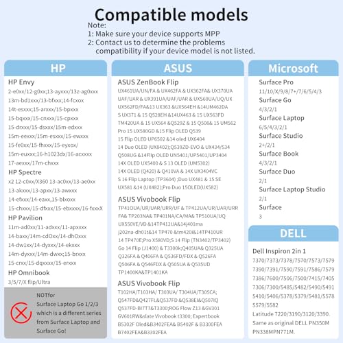 Image of Microsoft Surface Pen - Compatible with Pro 11 /9 /8 /X /10 /7+ /7 /6 /5 /4 /3, Go 4 /3 /2 /1, Laptop /Studio /Book 5 /4 /3 /2 /1, Palm Rejection, 1024 Pressure Sensitivity, 100 Days Working