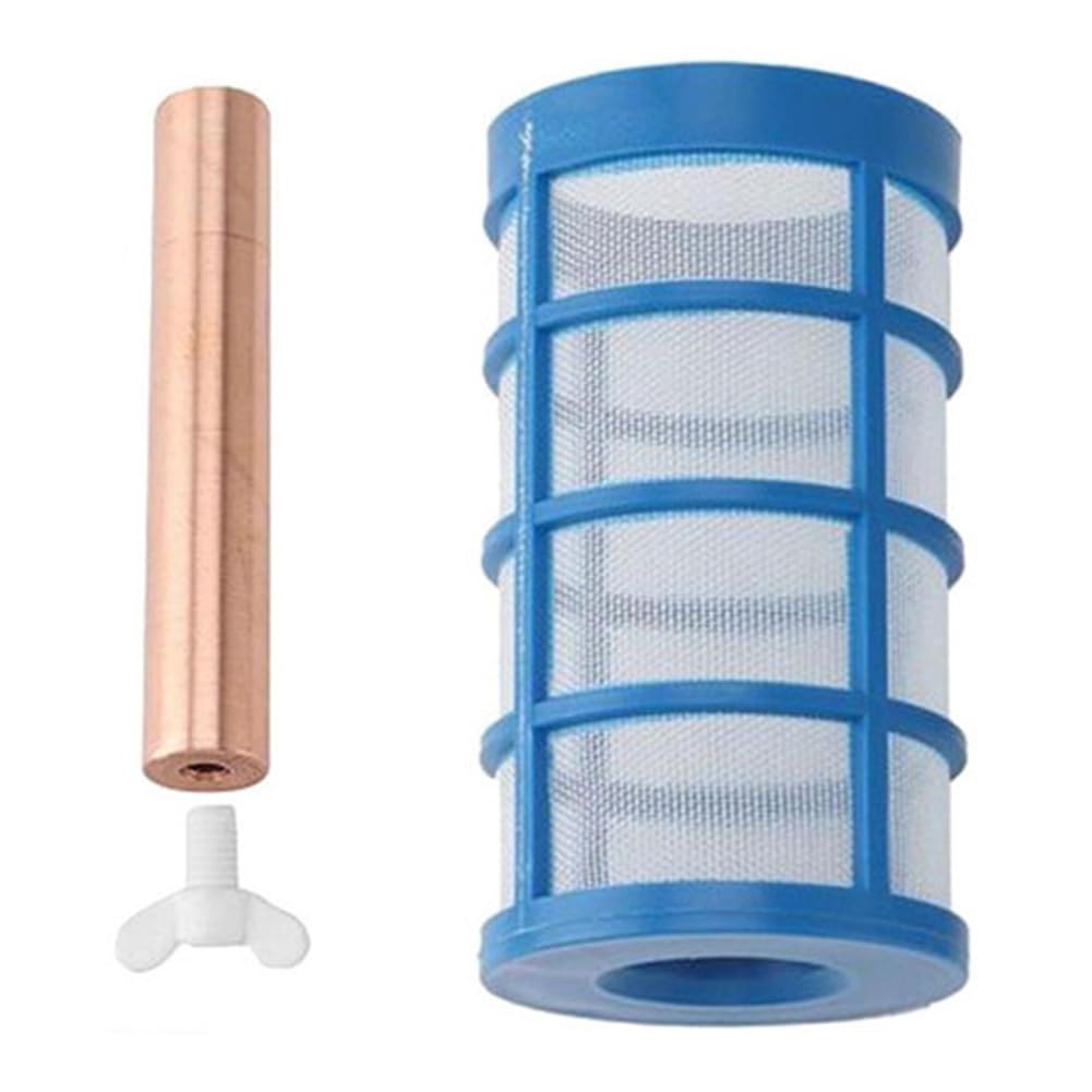 Kit de Reemplazo de Ánodo de Cobre para Piscina Solar, Accesorios Varilla Purificación, Repuestos Productos Químicos para Piscina, Herramientas de Limpieza de Jardín para Pruebas
