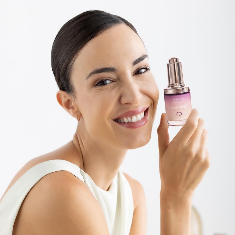 CASMARA - Serum do twarzy z kwasem hialuronowym Power Lift 4D, nawilżający serum do twarzy do redukcji zmarszczek i linii ekspresji, pielęgnacja skóry z naturalnymi składnikami, odpowiedni do