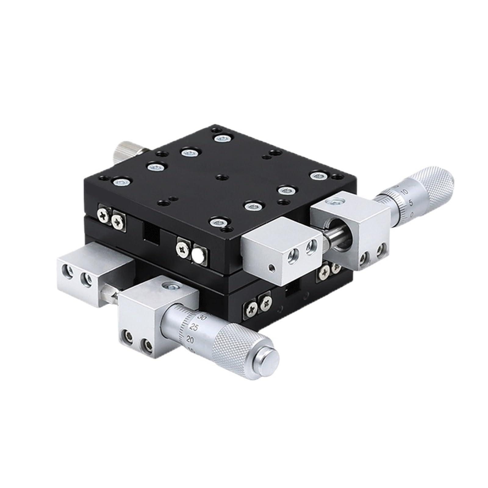 EZLUIYLDH XY Axis 60x60mm LY60-R LY60-L LY60-C Linear Platform Sliding Table Horizontal Rail Type Manual Displacement Platf(LY60-L)
