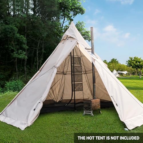 Carpa Tipi para Camping 3-4 Personas 4 Estaciones miniatura 4