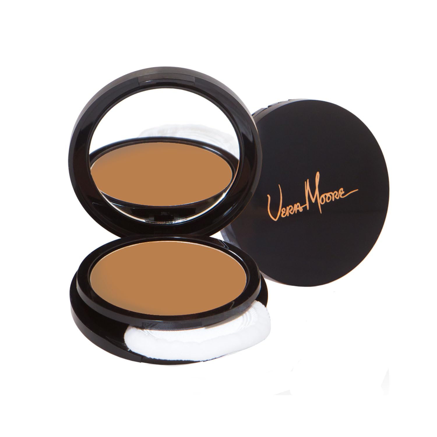 Vera Moore Matte Pressed Powder, Makeup Setting Compact Powder, Face Powder for Full Coverage with Flawless Finish, Shine, Matte Finish for All Skin