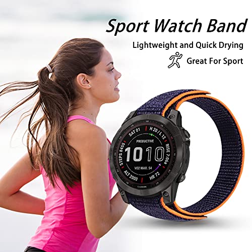 Niboow QuickFit Strap 22mm for Garmin Fenix 7 Pro Solar/Fenix 7/Garmin Epix 2 Pro 47mm - Image 3