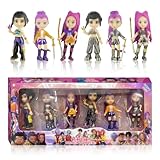 Mizijia 6 Stück Kriegerpuppen Jäge Set, Huntrs Figuren Set, Huntrs Tortendeko Mini Figuren Kindergeburtstag Geschenk, Actionfiguren inspiriert von Koreanischen Popstars Fans und Sammler