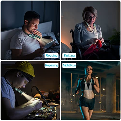 HUNYYN Luce da Lettura, USB Ricaricabile Luce per