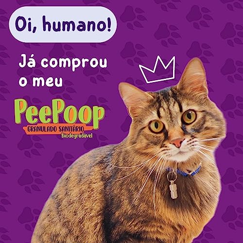 Granulado Sanitário Biodegradável PeePoop Gatos 2,8kg