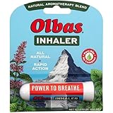 Olbas Inhaler Aromatherapy, Essential Oil Inhaler with Natural Oils, 0.01 Oz, 1 Pack, Pocket Sized Nasal Inhaler Stick for Clear Breathing and Sinus Relief