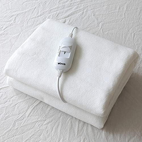 Electric Blanket Heated DOUBLE Under Bed Comfort Detachable Controller with 3 Heat Settings, Polyester, White Super Cosy Washable Fleece Heated Blanket Throws Pad, Coverlet (140x120cm 1x Control) - Cosy Home Interiors Electric Blanket Heated DOUBLE Under Bed Comfort Detachable Controller with 3 Heat Settings, Polyester, White Super Cosy Washable Fleece Heated Blanket Throws Pad, Coverlet (140x120cm 1x Control) - Image 6